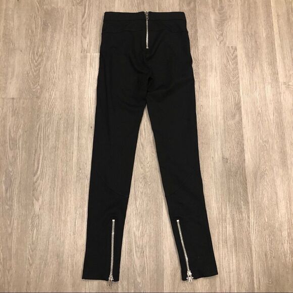 TORN by RONNY KOBO Geneva Skinny Zipper Ankle High Waist Pants Size XS - Picture 3 of 8